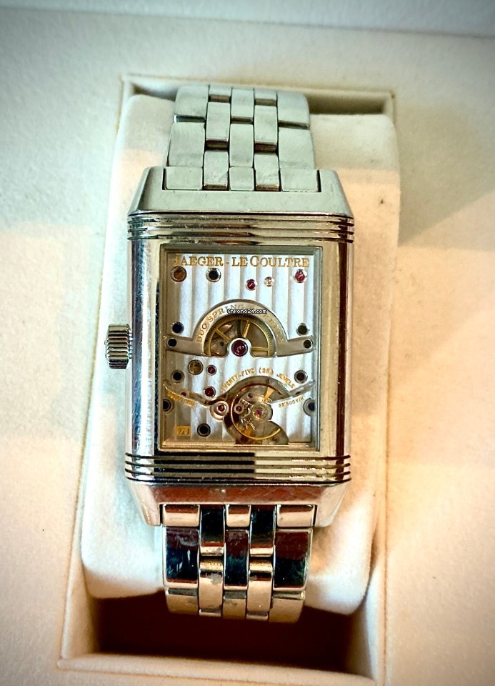 Jaeger-LeCoultre Reverso Grande Date Mens watch Unisex Manual winding Steel Q3008120 Replica 5