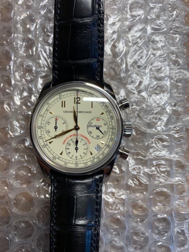 IMG_9081 Girard Perregaux Ferrari Mens watch Unisex Automatic White gold 4945 Replica 5
