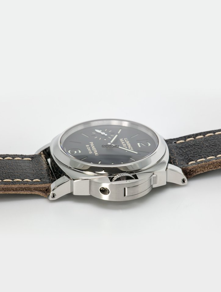 IMG_9081 Panerai Luminor Marina 8 Days Mens watch Unisex Automatic Steel PAM00510 Replica 5