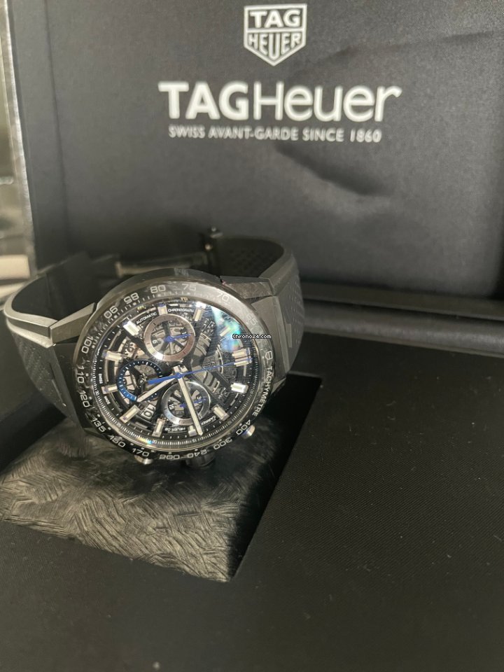 TAG Heuer Carrera Mens watch Unisex Automatic Carbon CBG2017.FT6143 Replica 5