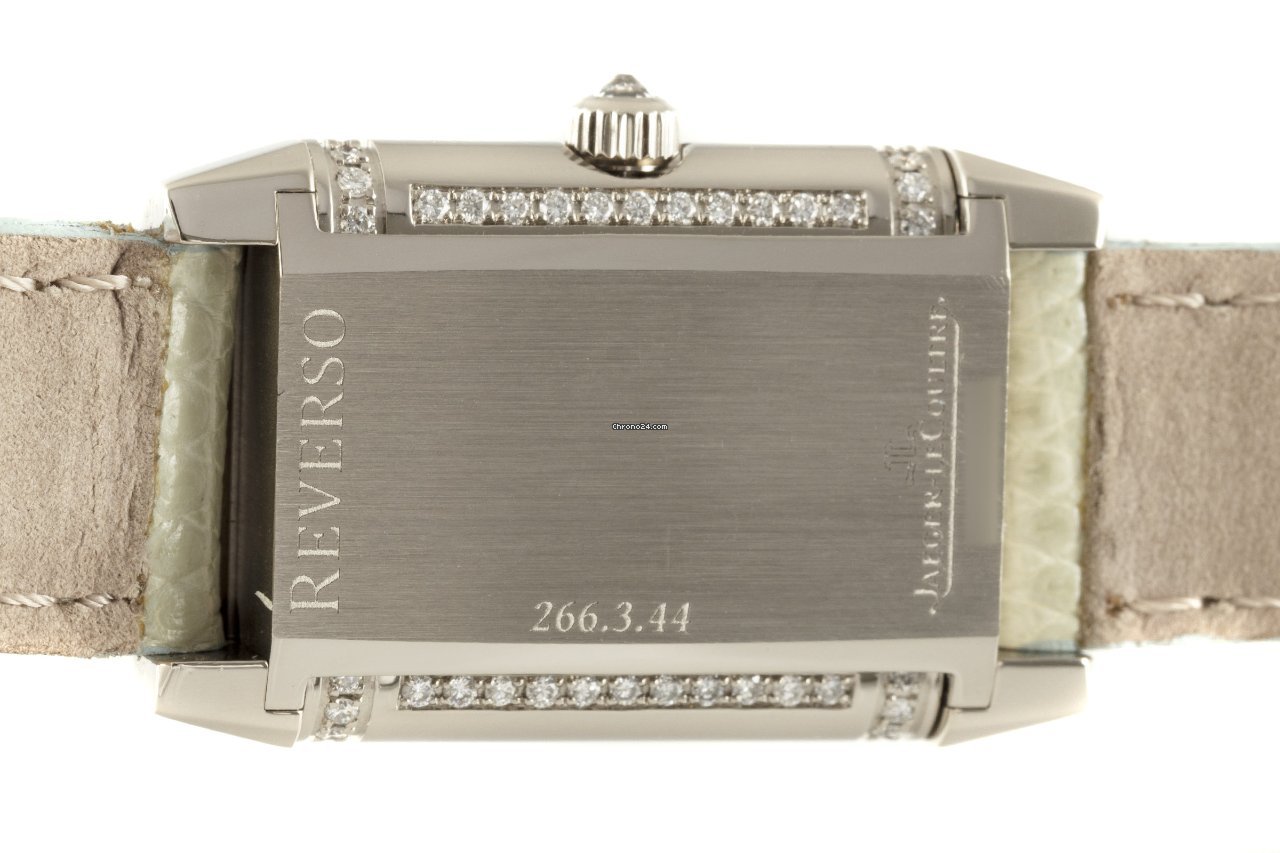 Jaeger-LeCoultre Reverso Duetto Womens watch Manual winding White gold 266.3.44 Replica 5