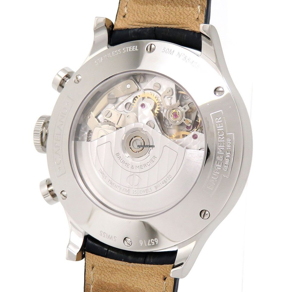 Baume & Mercier Capeland Mens watch Unisex Automatic Steel MOA10063 Replica 5