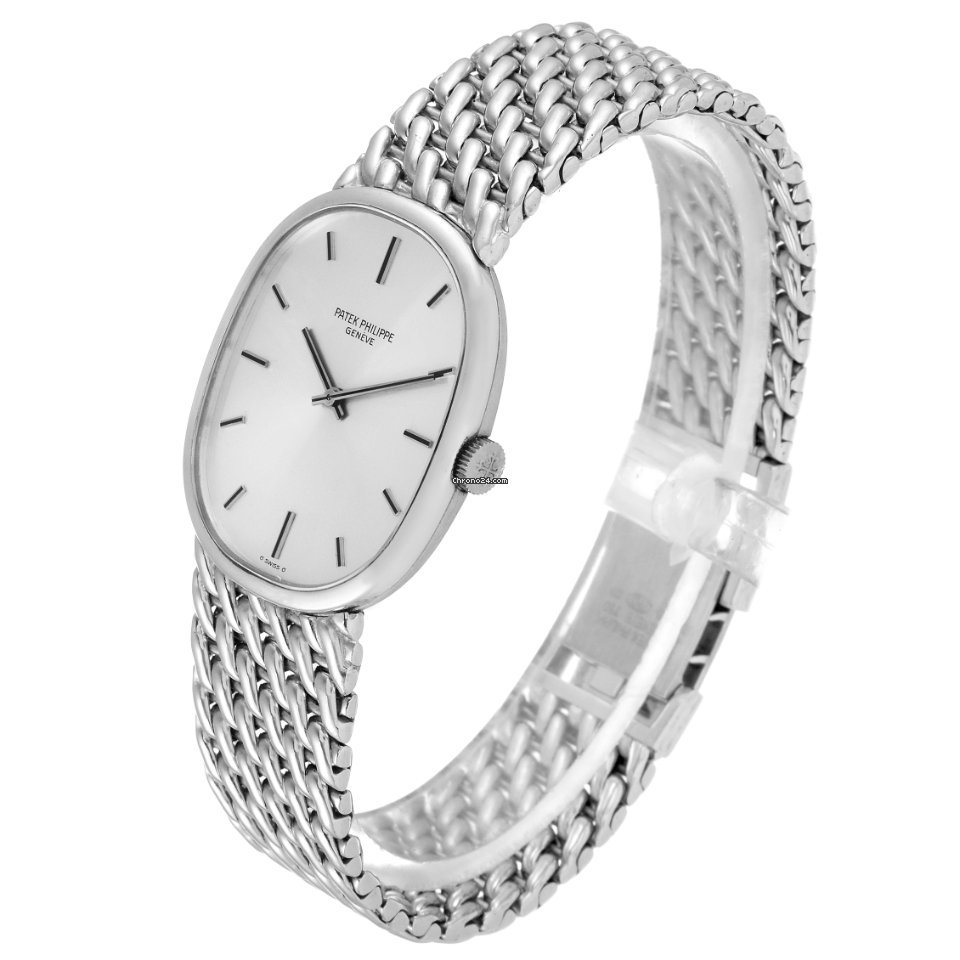 IMG_9081 Patek Philippe Golden Ellipse Mens watch Unisex Manual winding Yellow gold 3848 Replica 5