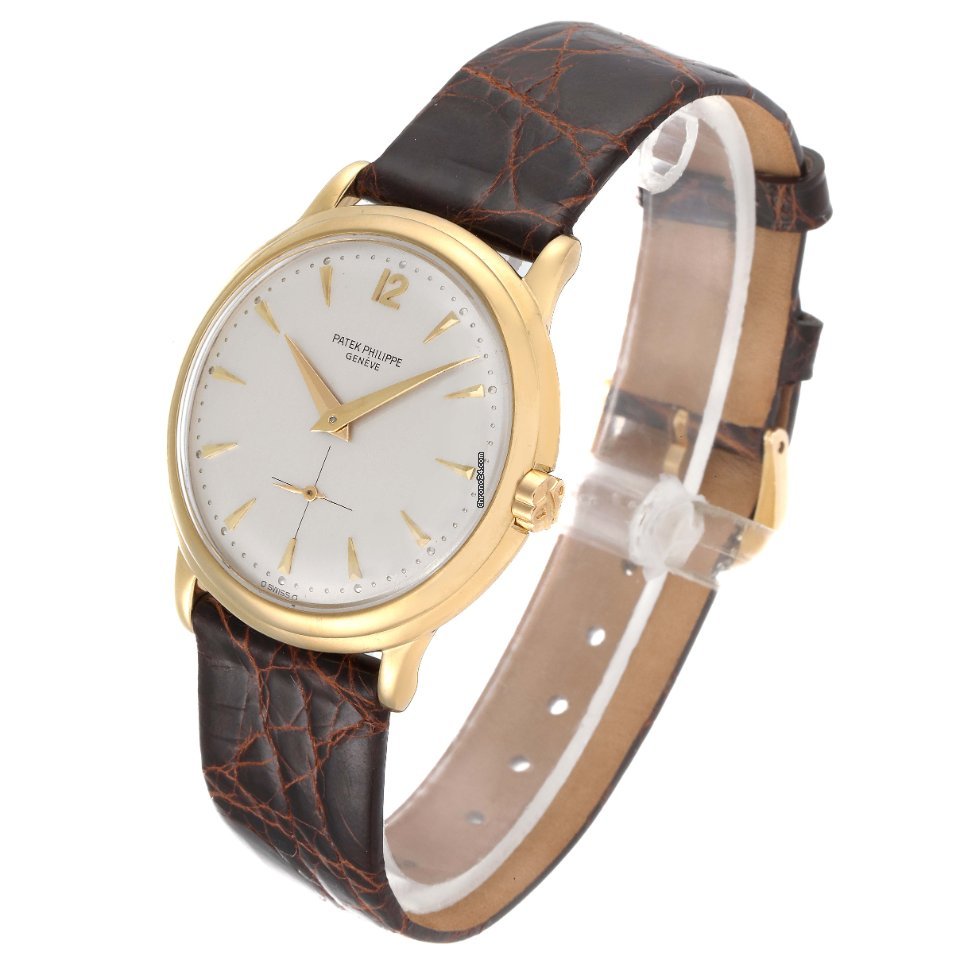 IMG_9081 Patek Philippe Calatrava Mens watch Unisex Automatic Yellow gold 2552 Replica 5