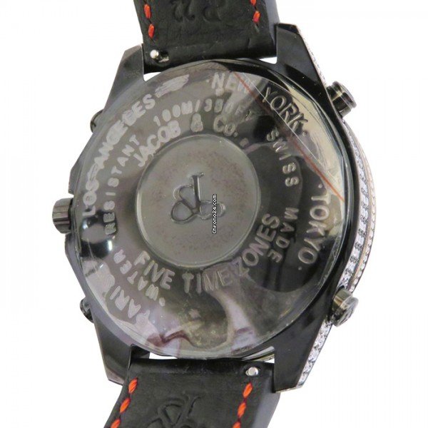 IMG_9081 Jacob & Co. Five Time Zone Quartz Steel JC-47BKBDC Replica 5