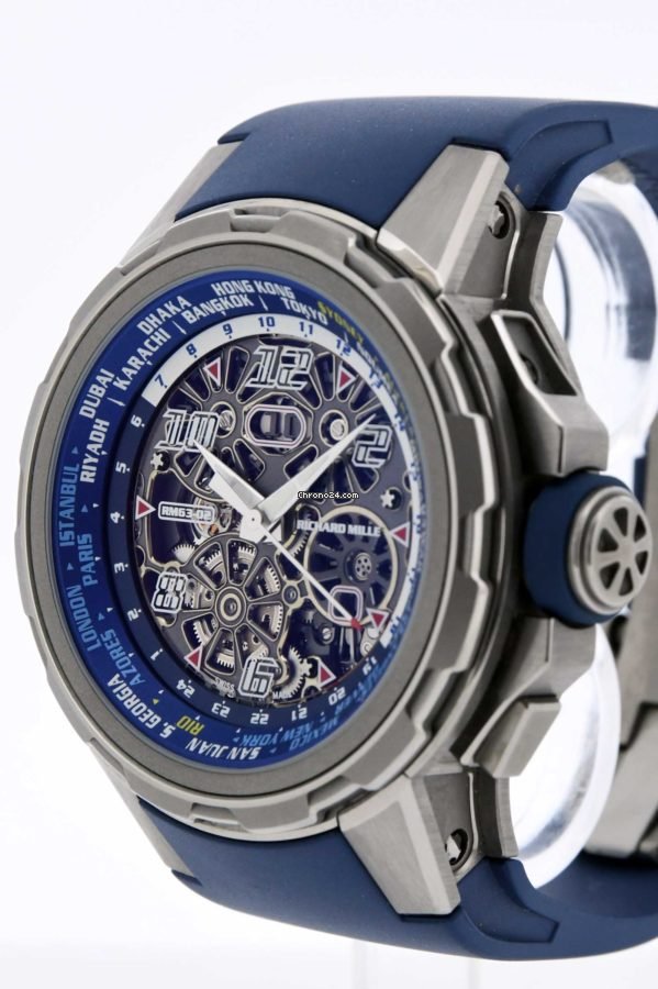 IMG_9081 Richard Mille RM 63 Mens watch Unisex Automatic Titanium RM63-02 Replica 5