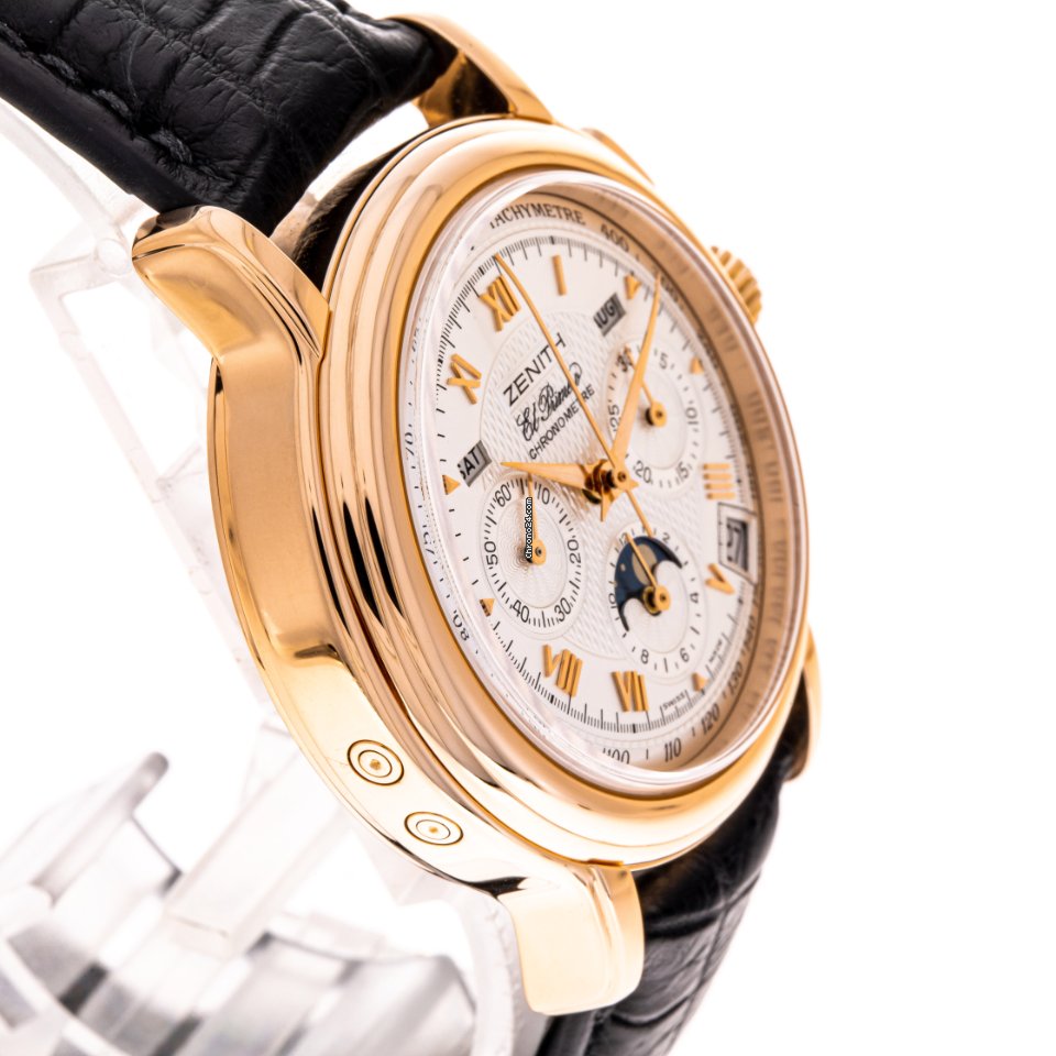 Zenith El Primero Chronomaster Mens watch Unisex Automatic Rose gold 62.0240.410 Replica 5