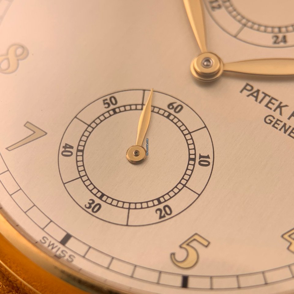 IMG_9081 Patek Philippe Vintage Mens watch Unisex Manual winding Yellow gold 972 1J-010 Replica 5