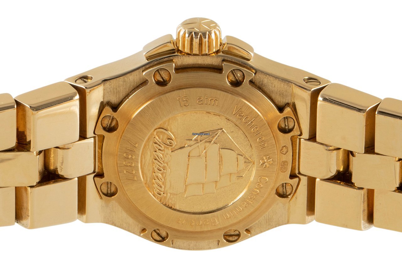 IMG_9081 Vacheron Constantin Overseas Womens watch Quartz Yellow gold 12050 Replica 5