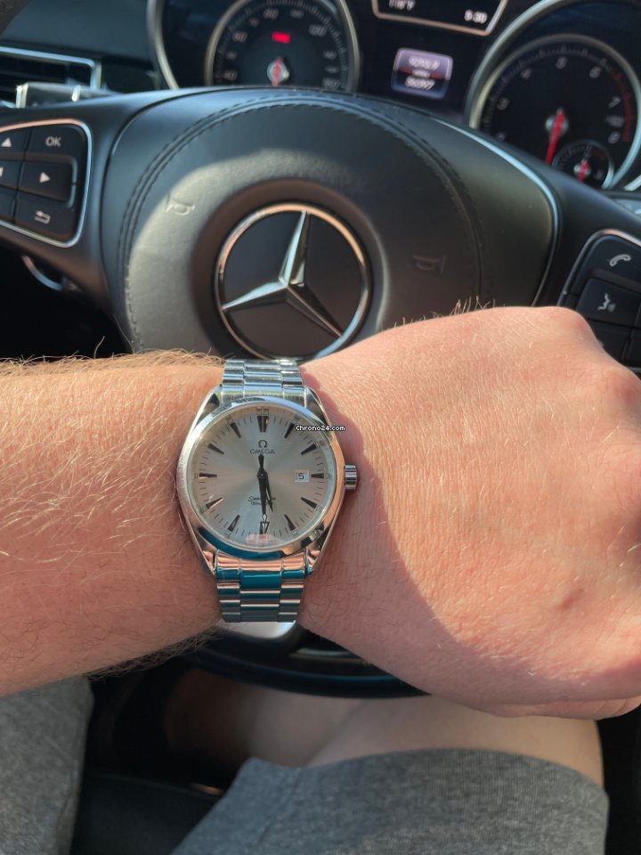 Omega Seamaster Aqua Terra Mens watch Unisex Quartz Steel 2517.30.00 Replica 5
