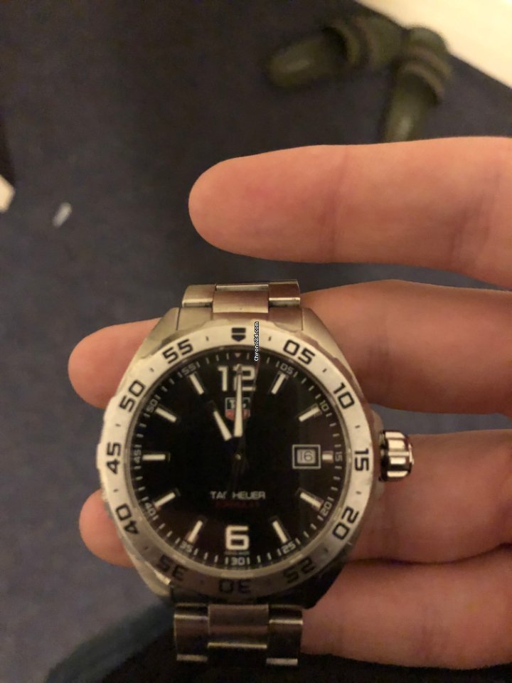 IMG_9081 TAG Heuer Formula 1 Quartz Mens watch Unisex Quartz Steel WAZ1112.BA0875 Replica 5
