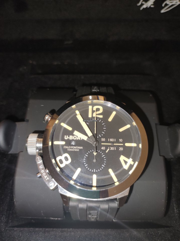 IMG_9081 U-Boat Classico Mens watch Unisex Automatic Tungsten 7432 A Replica 5