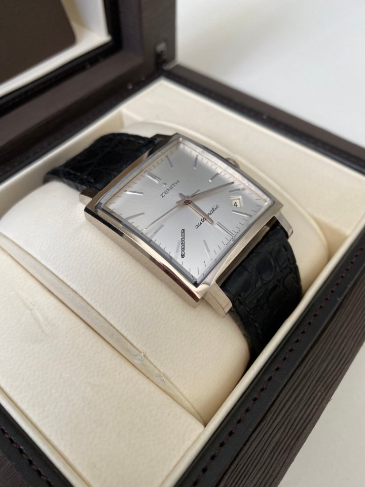IMG_9081 Zenith New Vintage 1965 Mens watch Unisex Automatic White gold 65.1965.670 Replica 5
