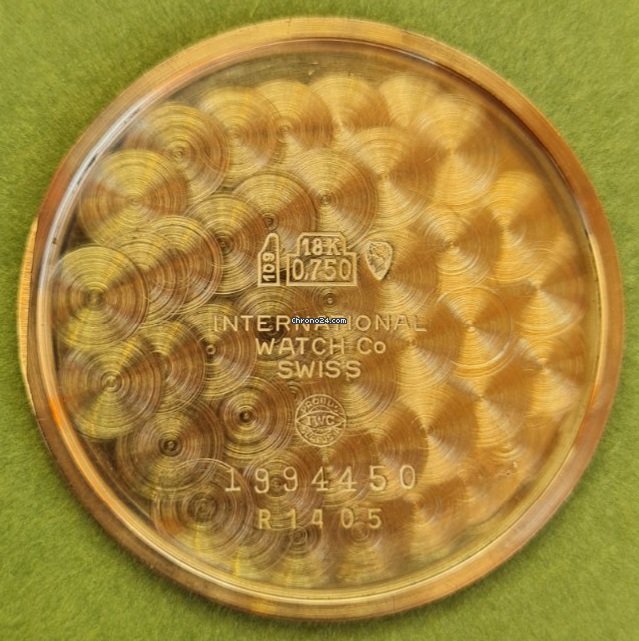 IMG_9081 IWC Mens watch Unisex Manual winding Yellow gold Gold Replica 5