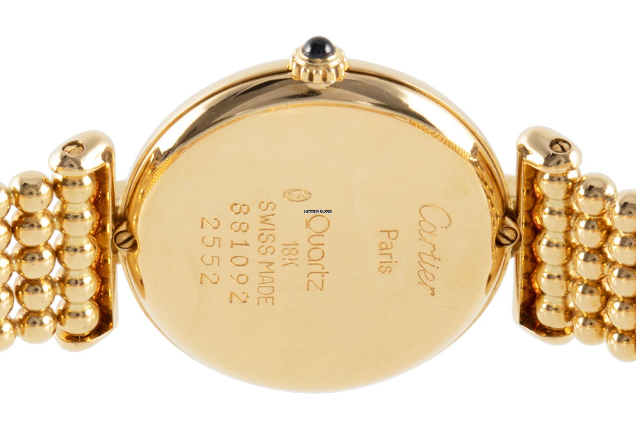 Cartier Womens watch Quartz Yellow gold 881092 Replica 5