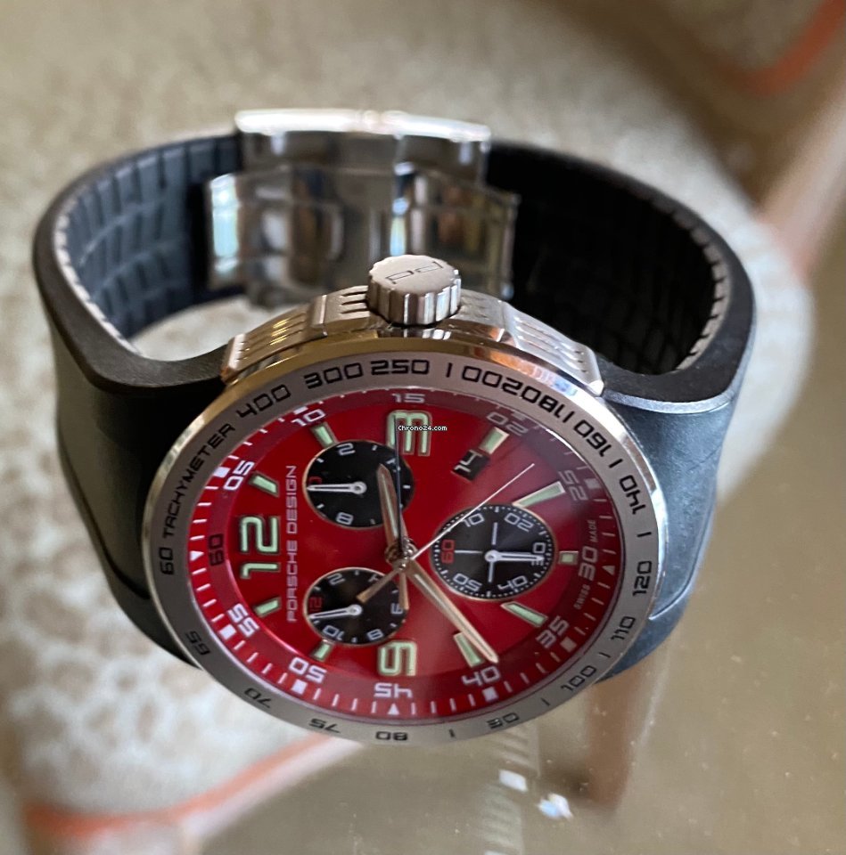 IMG_9081 Porsche Design Flat Six Mens watch Unisex Quartz Steel P6310 Replica 5
