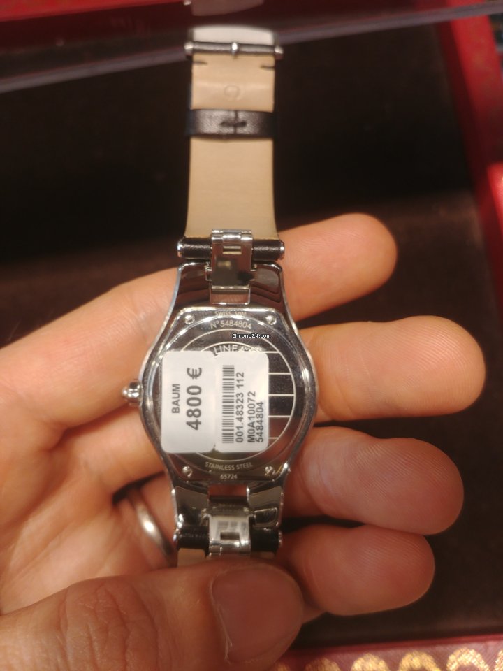 IMG_9081 Baume & Mercier Linea Womens watch Quartz Steel M0A10072 Replica 5
