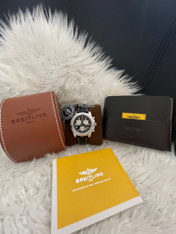 IMG_9081 Breitling Colt Chronograph Mens watch Unisex Quartz Steel A73388111B1X1 Replica 5