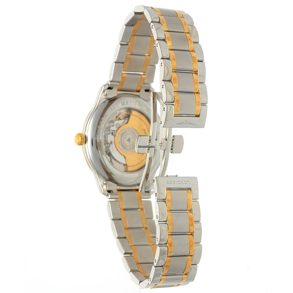 IMG_9081 Longines Master Collection Mens watch Unisex Automatic Gold Steel L2.628.5.12.7 Replica 5