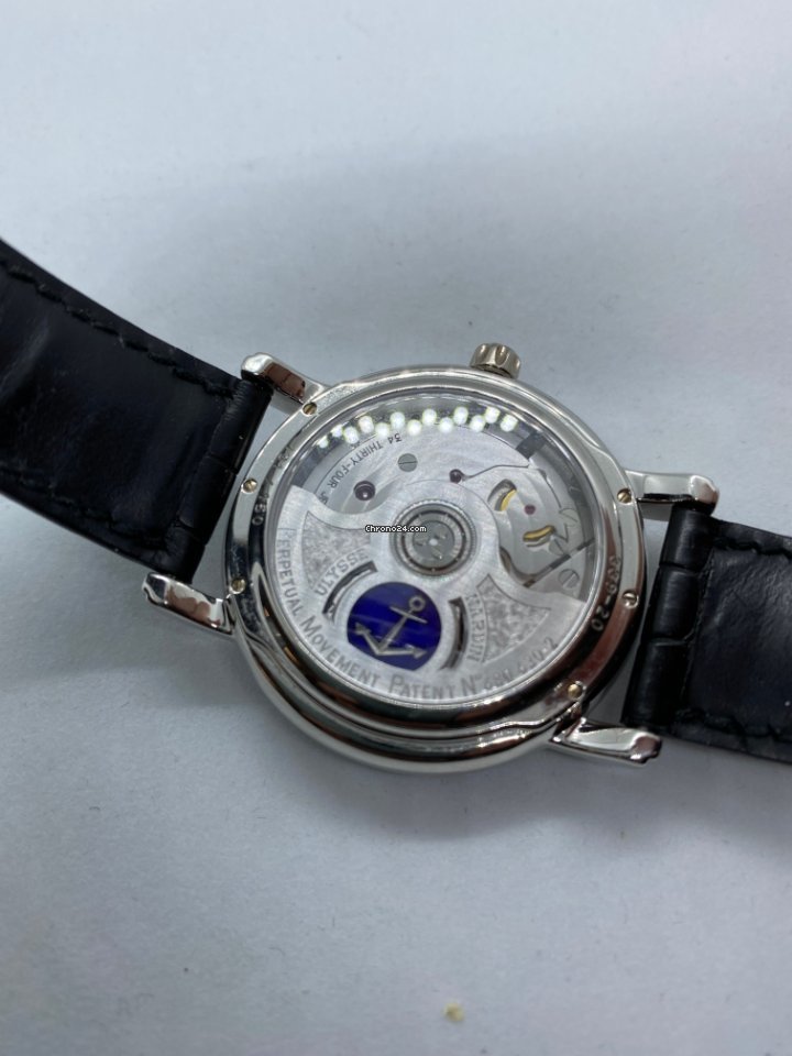 IMG_9081 Ulysse Nardin Mens watch Unisex Automatic Platinum 339-20 Replica 5