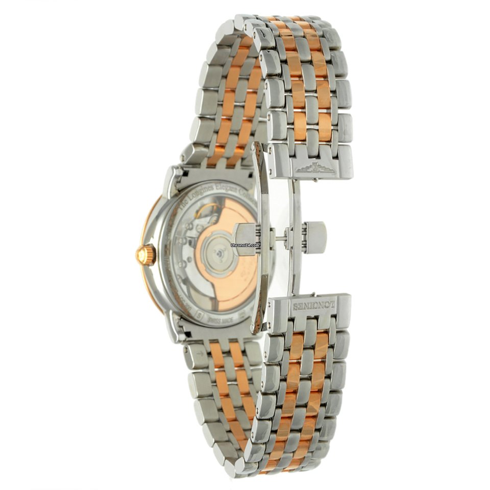 IMG_9081 Longines Elegant Mens watch Unisex Automatic Gold Steel L4.809.5.12.7 Replica 5