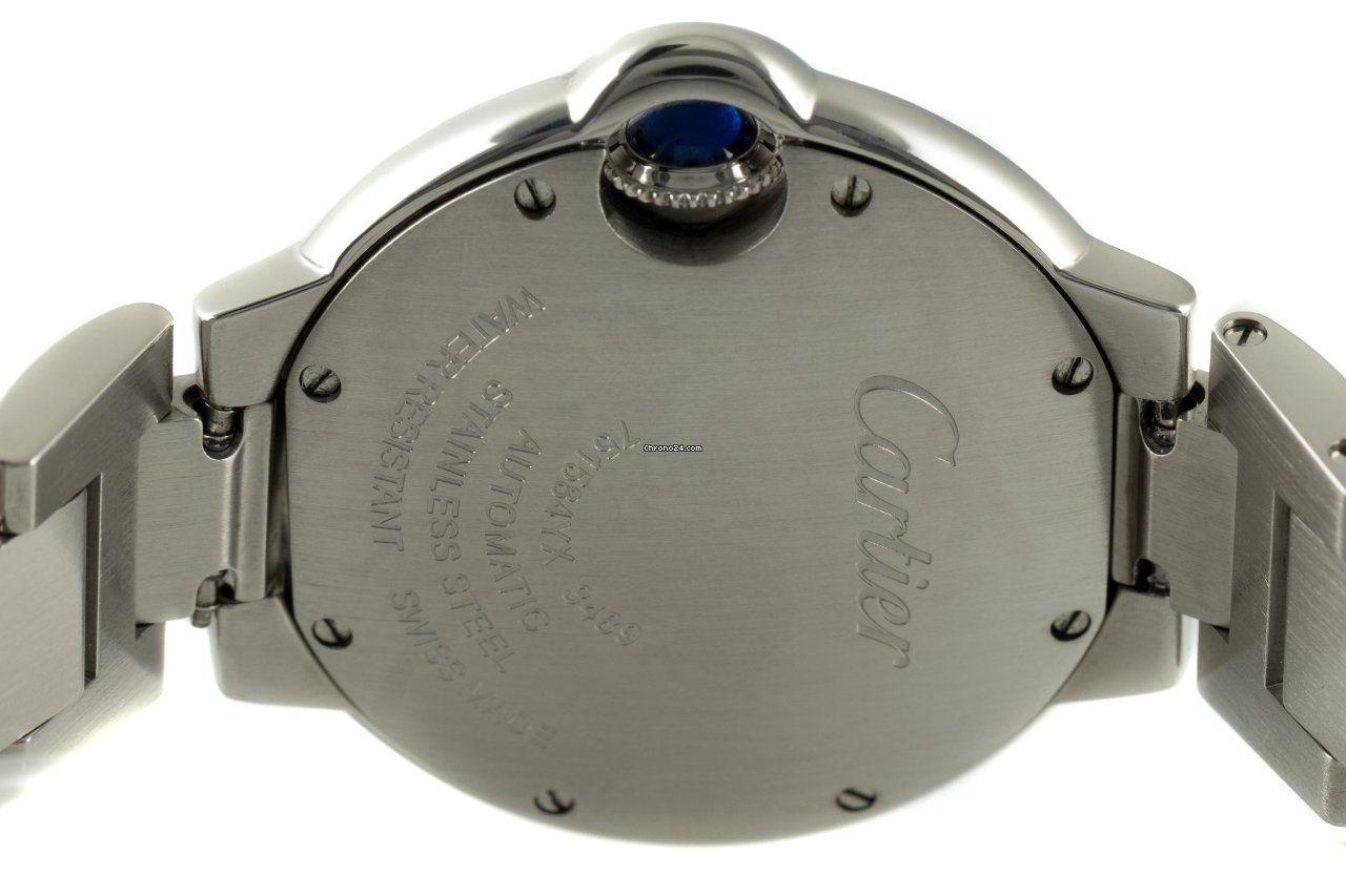 IMG_9081 Cartier Ballon Bleu Womens watch Automatic Steel 3489 Replica 5