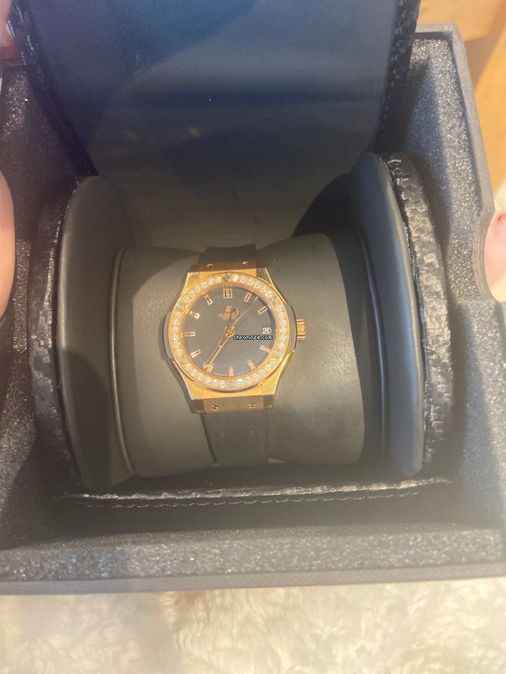 IMG_9081 Hublot Classic Fusion Quartz Womens watch Quartz 581.OX.1180.RX.1104 Replica 5