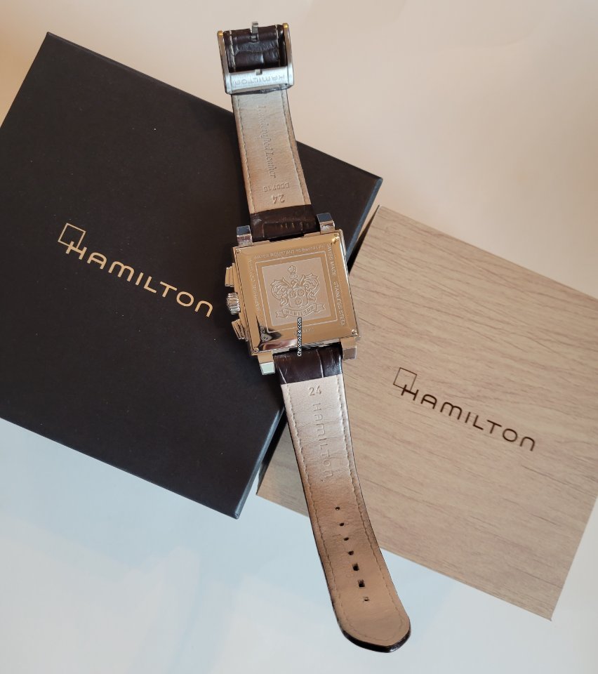 IMG_9081 Hamilton Jazzmaster Auto Chrono Mens watch Unisex Automatic Steel H32666535 Replica 5