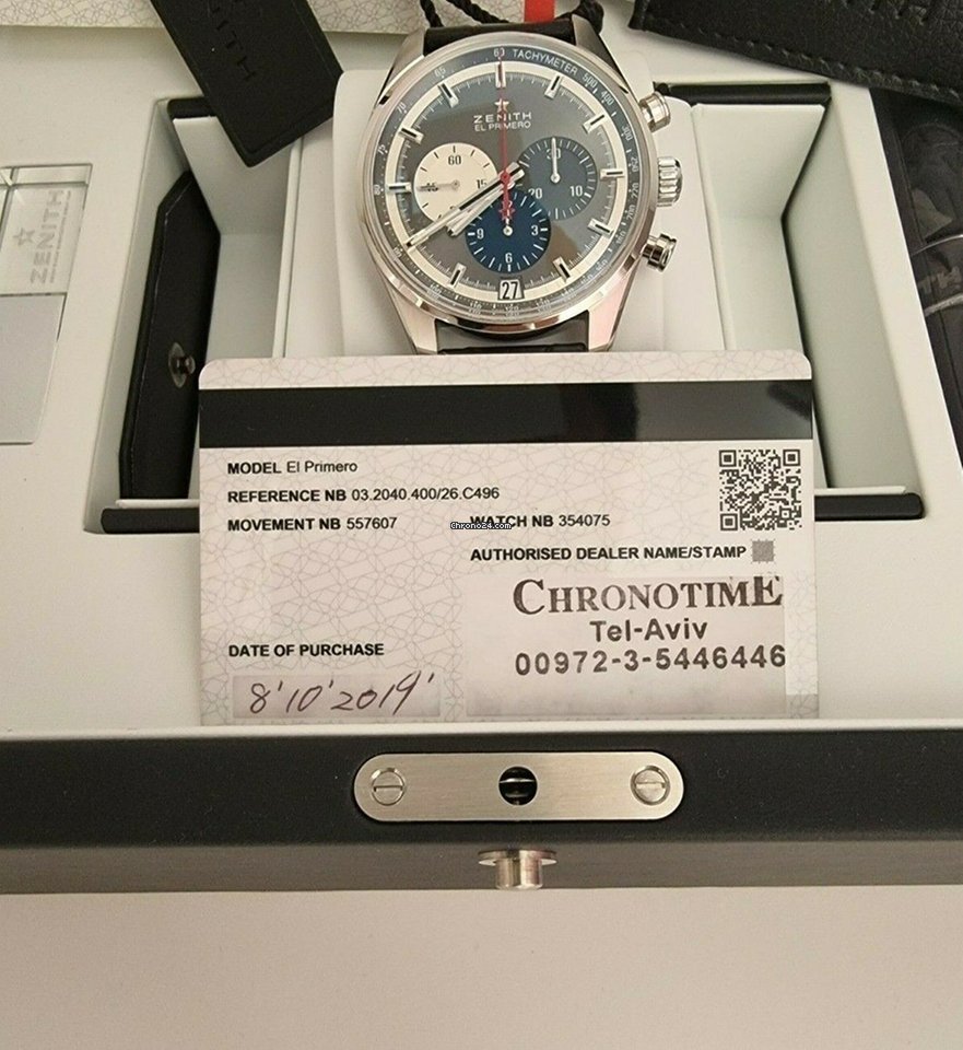 IMG_9081 Zenith El Primero 36000 VpH Mens watch Unisex Automatic Steel 03.2040.400 26.C496 Replica 5