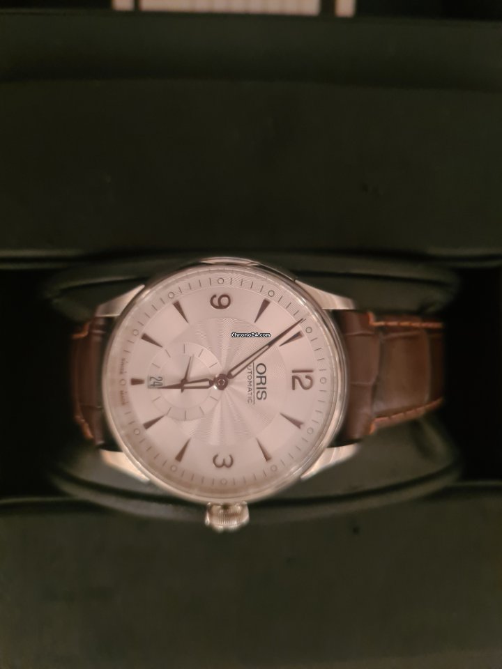 IMG_9081 Oris Artelier Small Second Mens watch Unisex Automatic Steel 01 396 7580 4051-07 5 21 05 Replica 5
