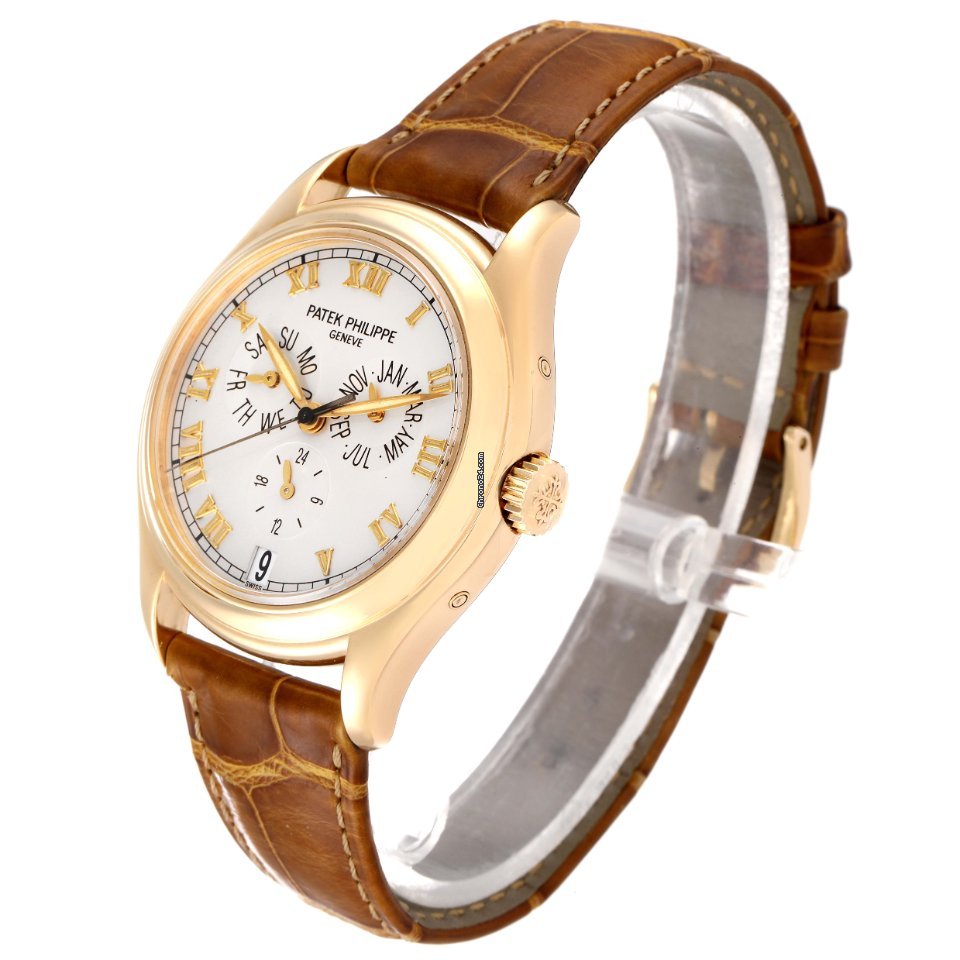 IMG_9081 Patek Philippe Annual Calendar Mens watch Unisex Automatic Yellow gold 5035 Replica 5