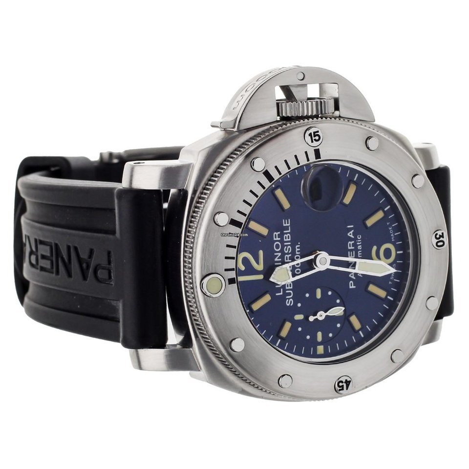 Panerai Luminor Submersible Mens watch Unisex Automatic Steel PAM87 Replica 5