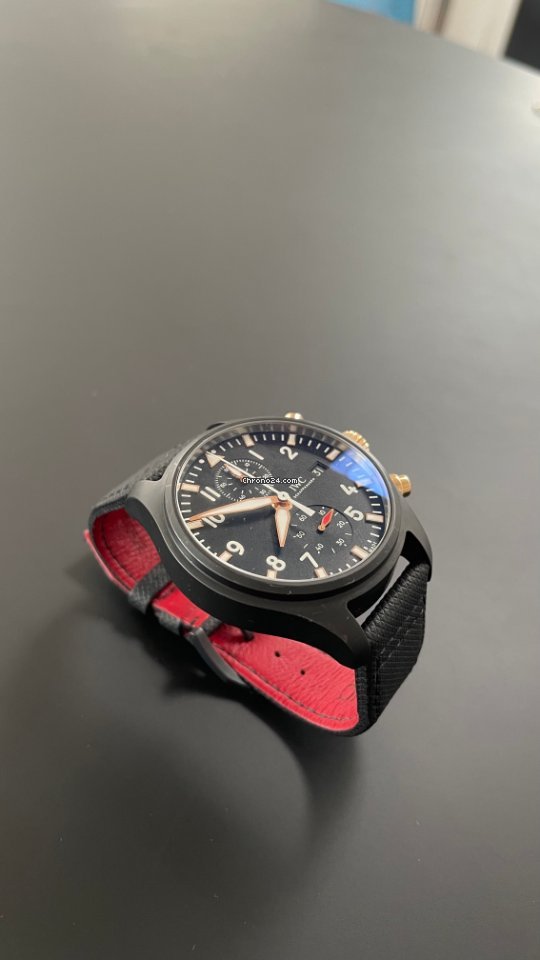 IMG_9081 IWC Pilot Chronograph Top Gun Mens watch Unisex Automatic Ceramic IW389003 Replica 5