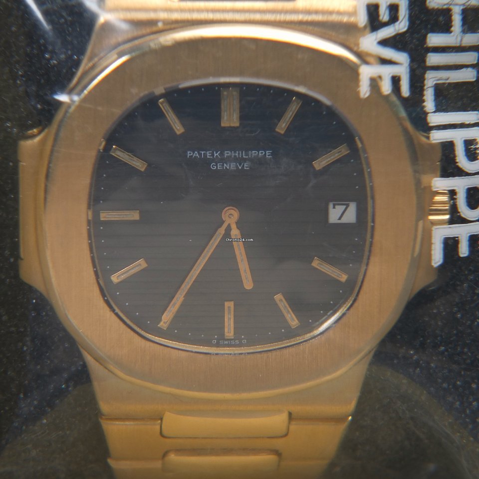 IMG_9081 Patek Philippe Nautilus Mens watch Unisex Automatic Yellow gold 3700 1 PP Nautilus GG Jumbo Replica 5