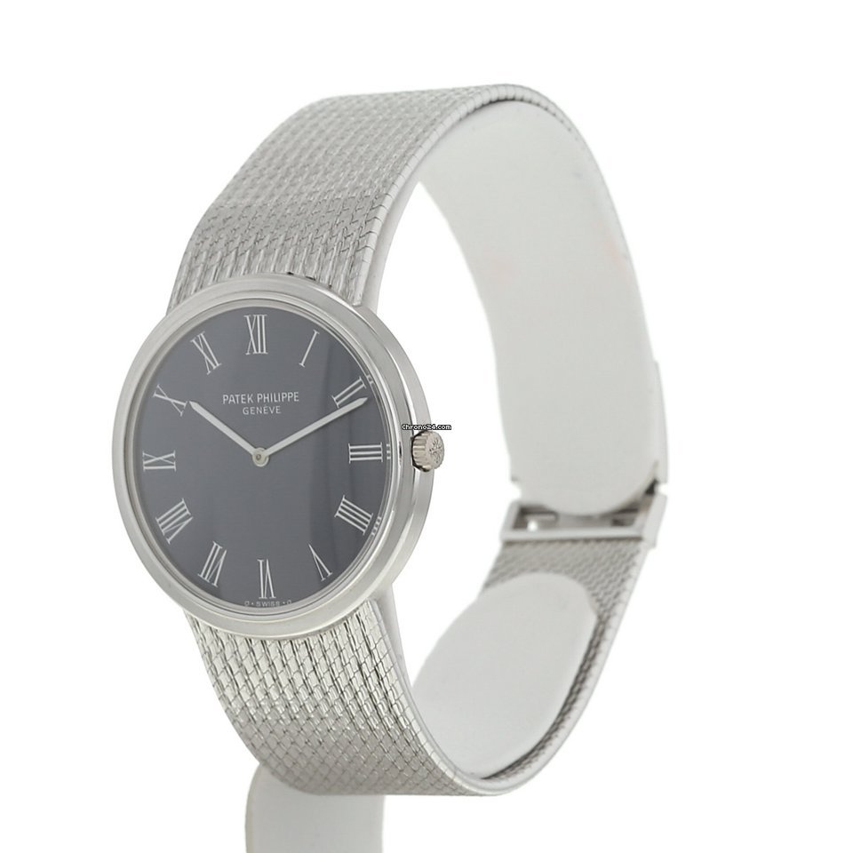 IMG_9081 Patek Philippe Calatrava Mens watch Unisex Automatic White gold 3591 Replica 5