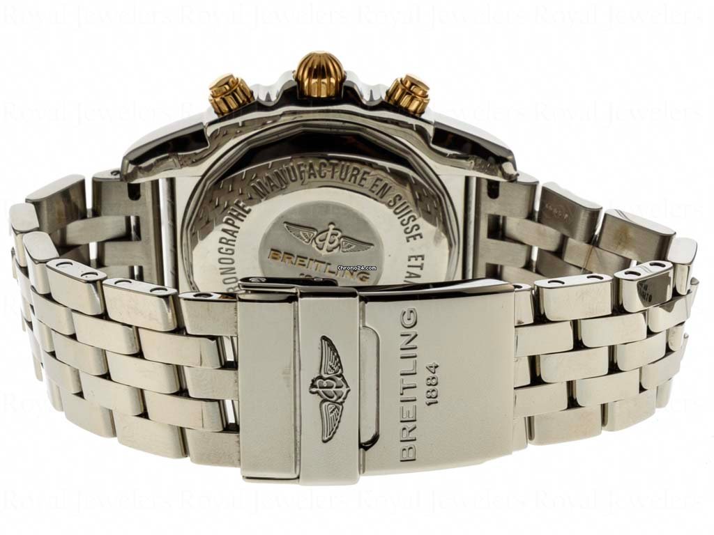 IMG_9081 Breitling Chronomat 44 Gold Steel IB011012 A692 Replica 5