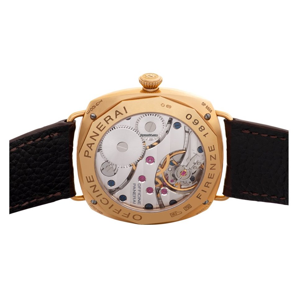 IMG_9081 Panerai Radiomir Manual winding Rose gold PAM 231 Replica 5