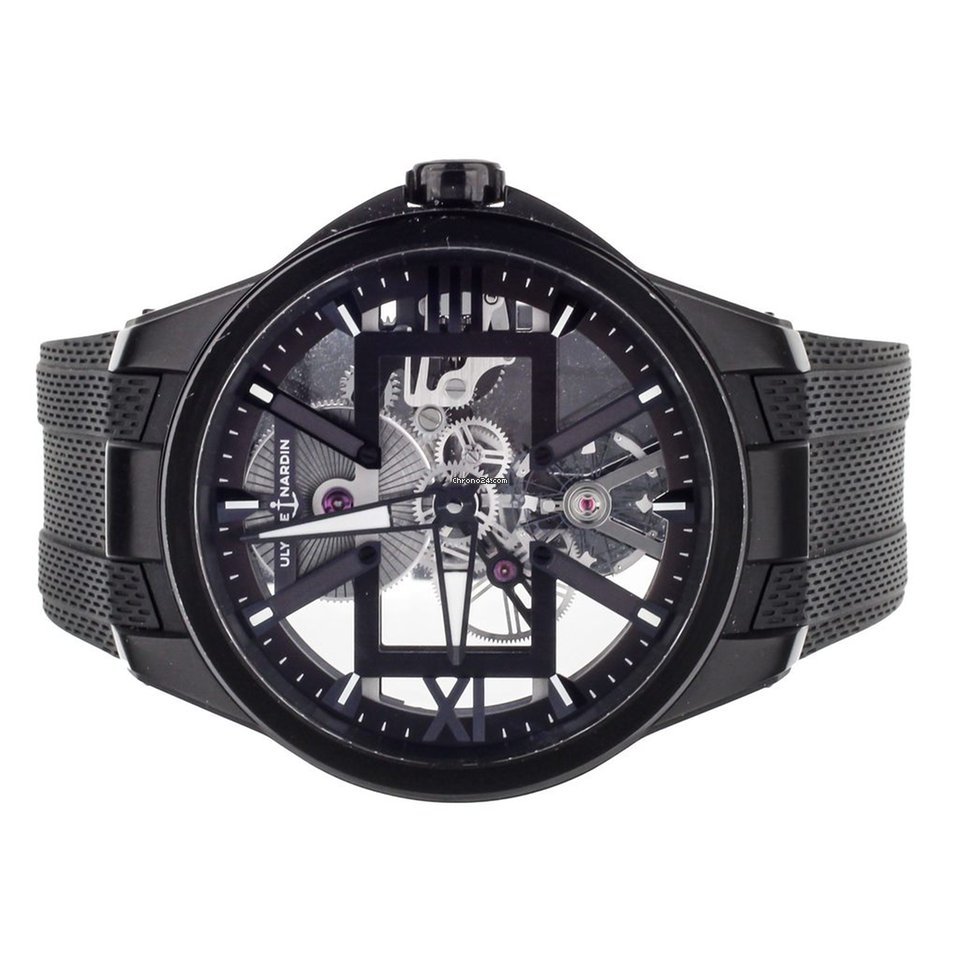 IMG_9081 Ulysse Nardin El Toro Black Toro Mens watch Unisex Manual winding Titanium 3713-260-3 Replica 5