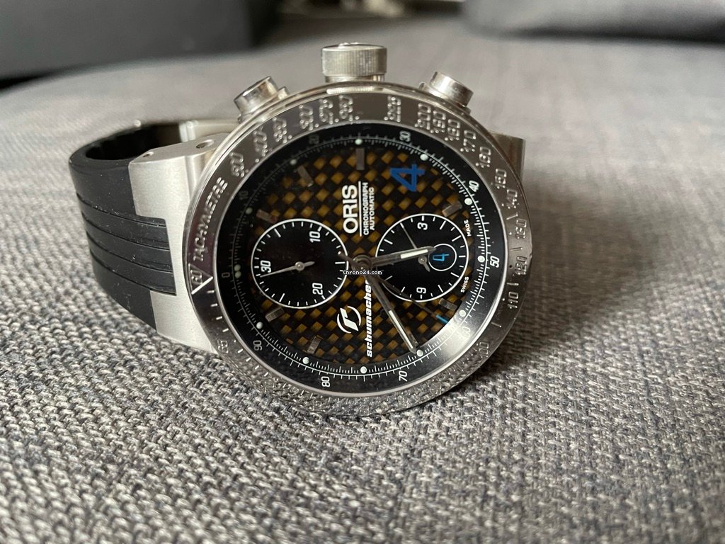 IMG_9081 Oris Williams F1 Mens watch Unisex Automatic Titanium 673 7561 70 64 Replica 5