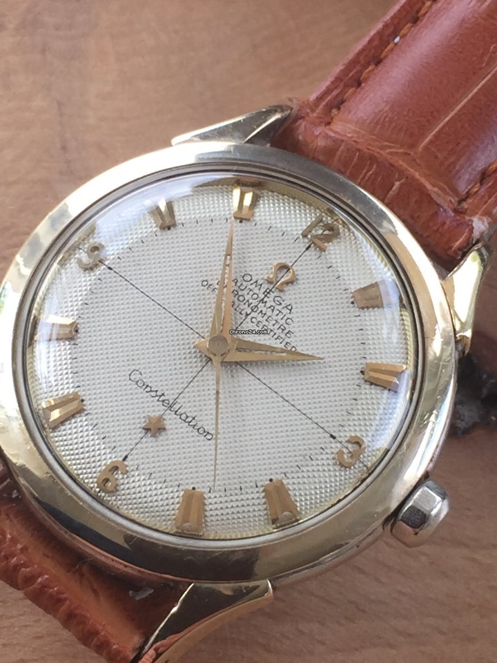 IMG_9081 Omega Constellation Mens watch Unisex Automatic Gold Steel 2652-4SC Replica 5