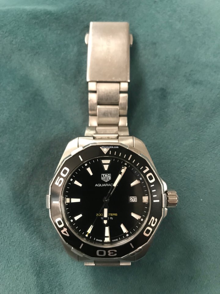 TAG Heuer Aquaracer Mens watch Unisex Quartz Steel WAY101A.BA0746 Replica 5
