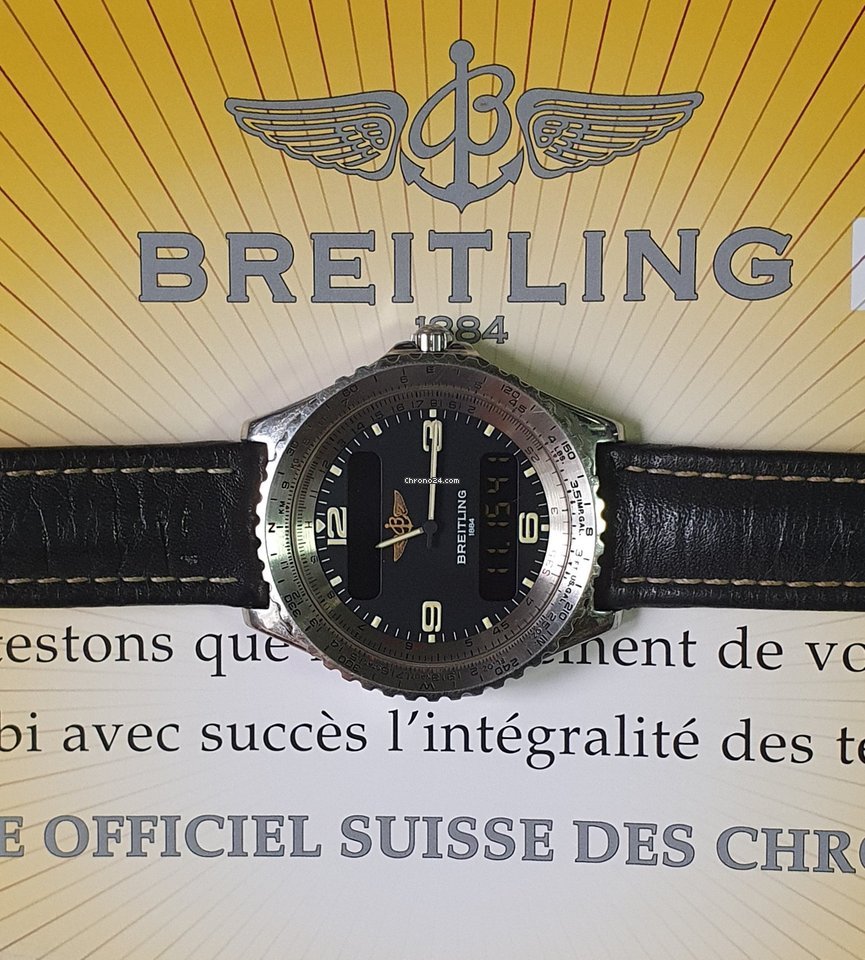 Breitling Chronospace Mens watch Unisex Quartz Steel A56011 Replica 5