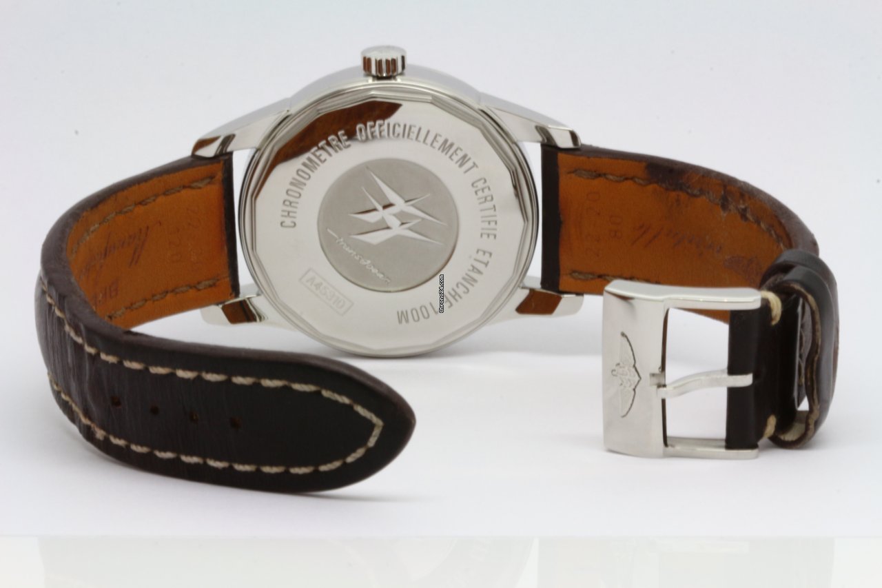 IMG_9081 Breitling Transocean Day & Date Mens watch Unisex Automatic Steel A4531012 G751 Replica 5