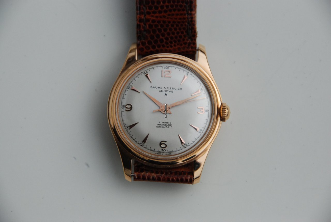 IMG_9081 Baume & Mercier Mens watch Unisex Automatic Rose gold 3109 Replica 5