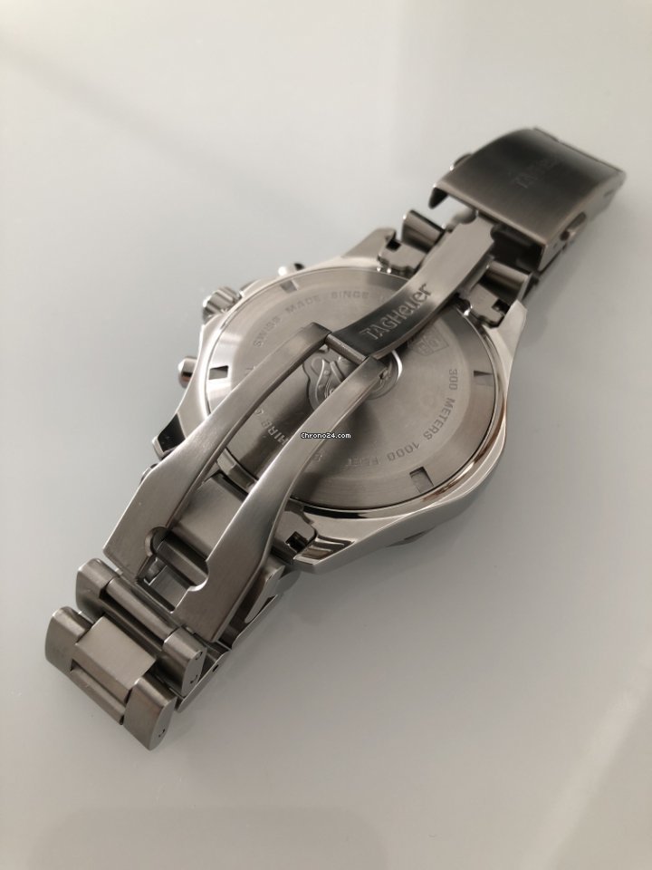 IMG_9081 TAG Heuer Aquaracer 300M Mens watch Unisex Quartz Steel CAF101A Replica 5