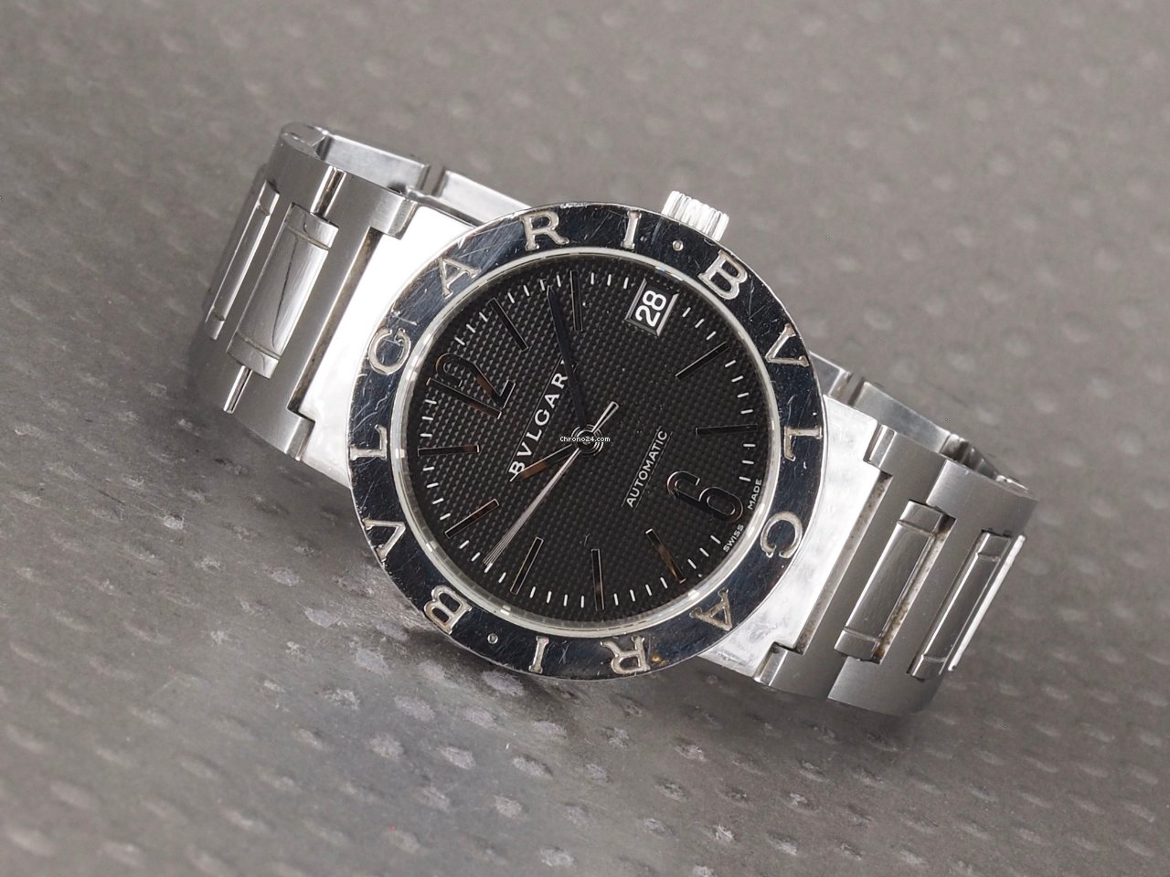 Bulgari Bulgari Mens watch Unisex Automatic Steel BB 33 SS Replica 5