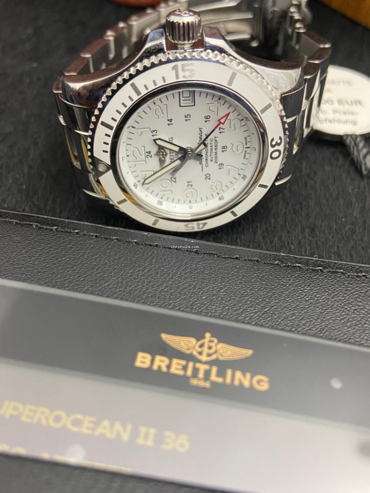 Breitling Superocean II 36 Womens watch Automatic Steel A17312D2 A775-179A Replica 5