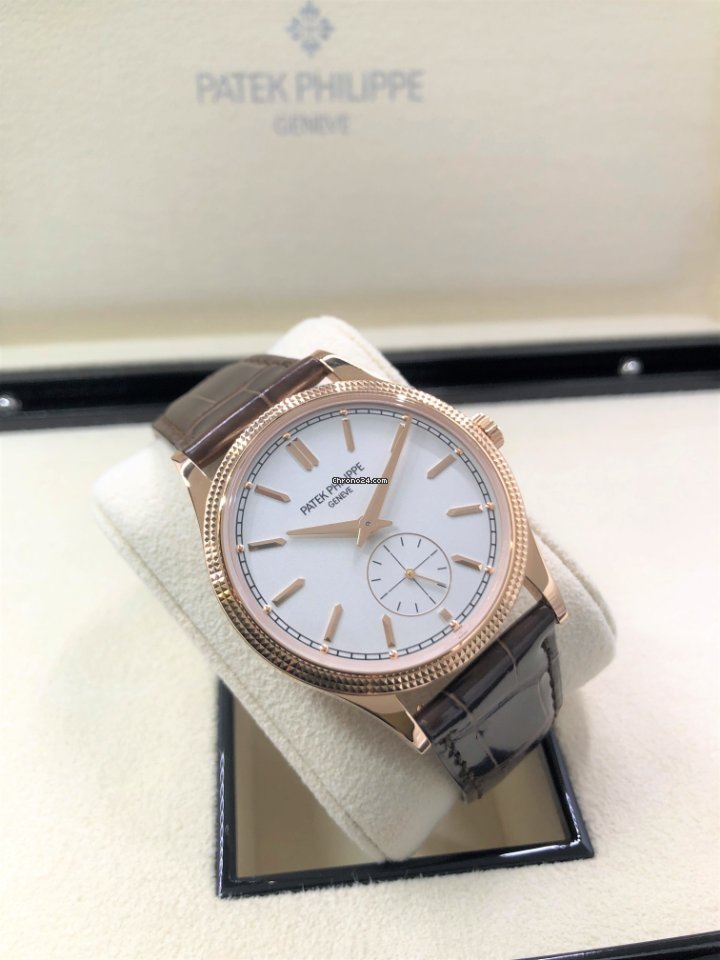 IMG_9081 Patek Philippe Calatrava Mens watch Unisex Manual winding Rose gold 6119R-001 Replica 5