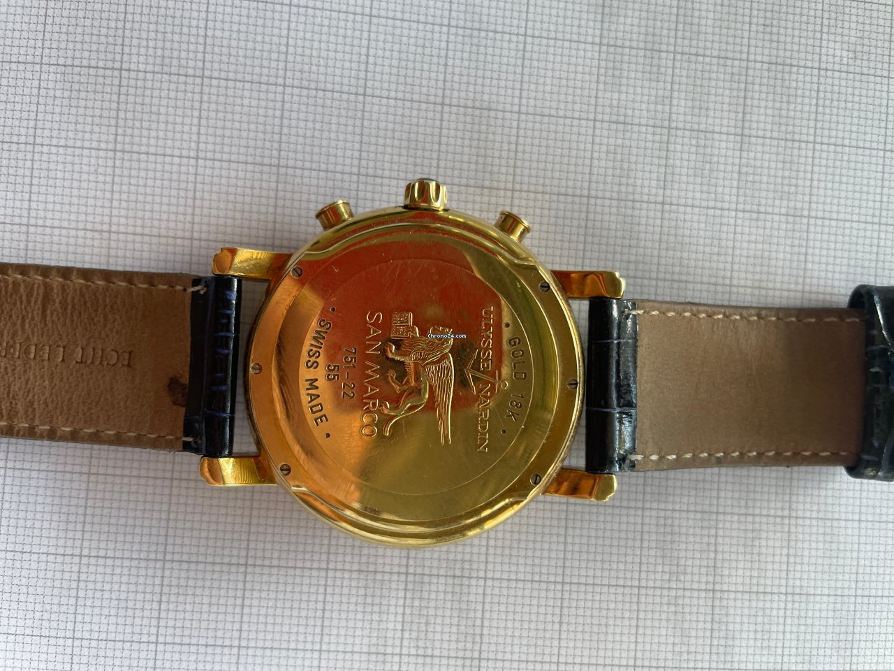 Ulysse Nardin Hourstriker Mens watch Unisex Automatic Yellow gold 751-22 Replica 5