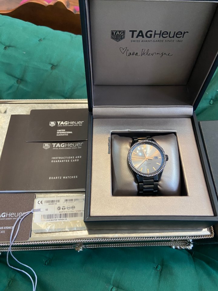 IMG_9081 TAG Heuer Carrera Lady Womens watch Quartz Steel WAR101B.BA0728 Replica 5